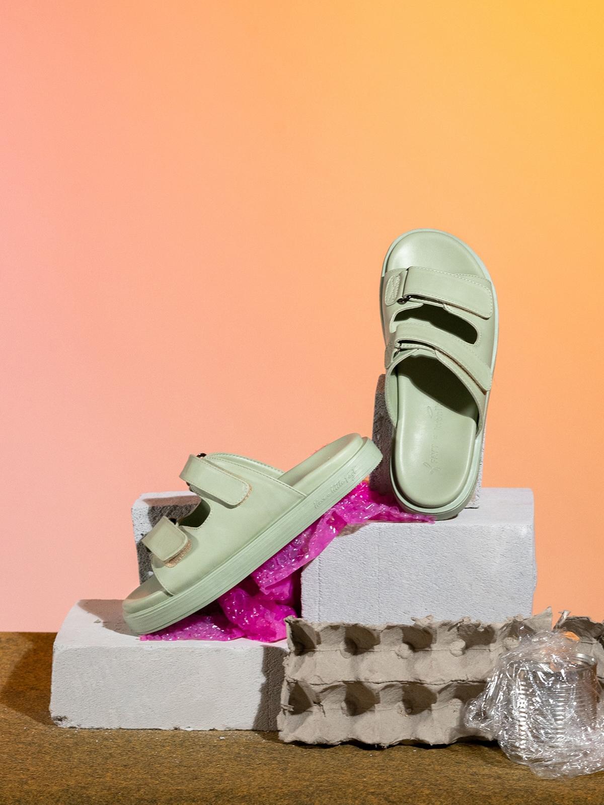 FAYT X KRONIKEL Deandra Sandals - Mint