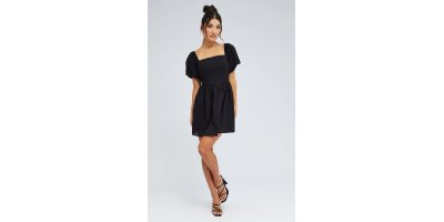 AP-Black Fit And Flare Dr