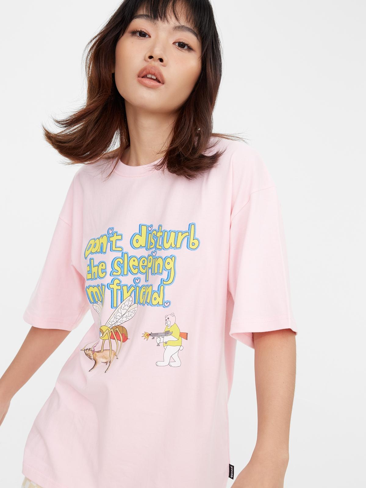 Youthbath x Mosquito Bear Short Sleeve Tee - Pink