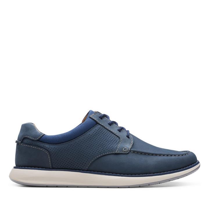 Un Pilot Tie Navy Nubuck