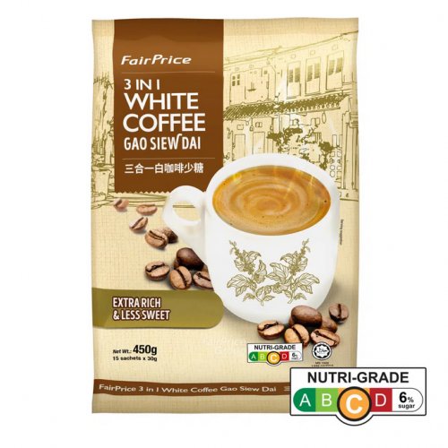 FairPrice 3-in-1 White Coffee - 2 Packs