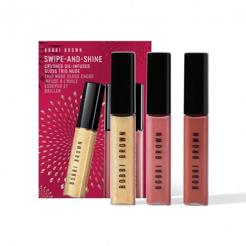  Swipe-and-Shine Crushed Oil-Infused Gloss Trio