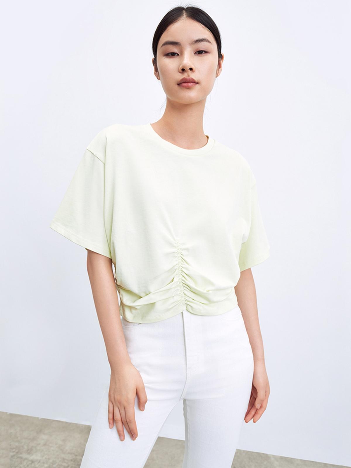 Twisted Front Top - Pale Green