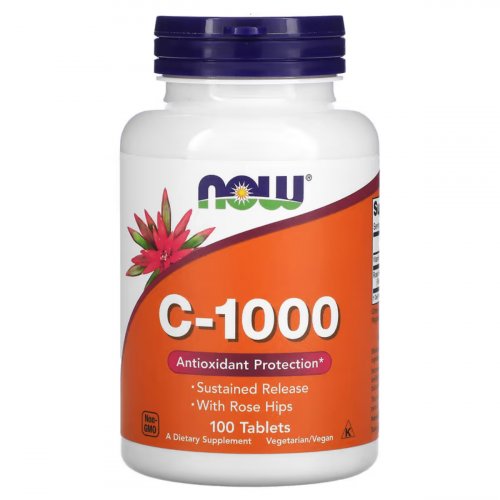  NOW Foods, C-1000, 100 Tablets 