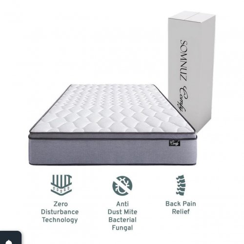 Somnuz™ Comfy 10inch Individual Pocketed Spring Mattress