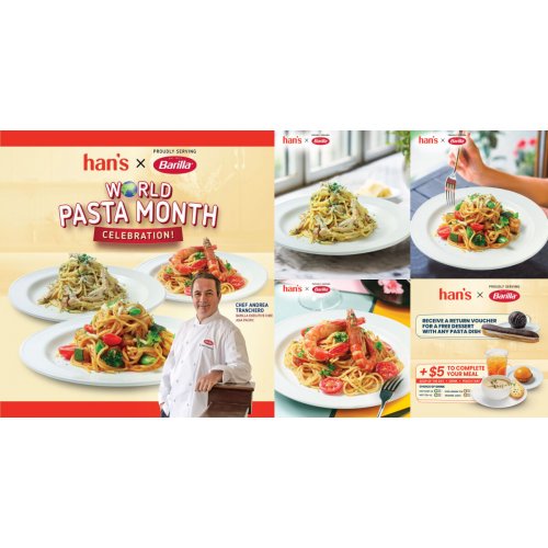 Try Exclusive Barilla Pasta Get Free Dessert