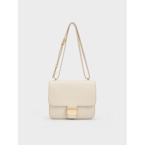 Violetta Boxy Bag - Beige