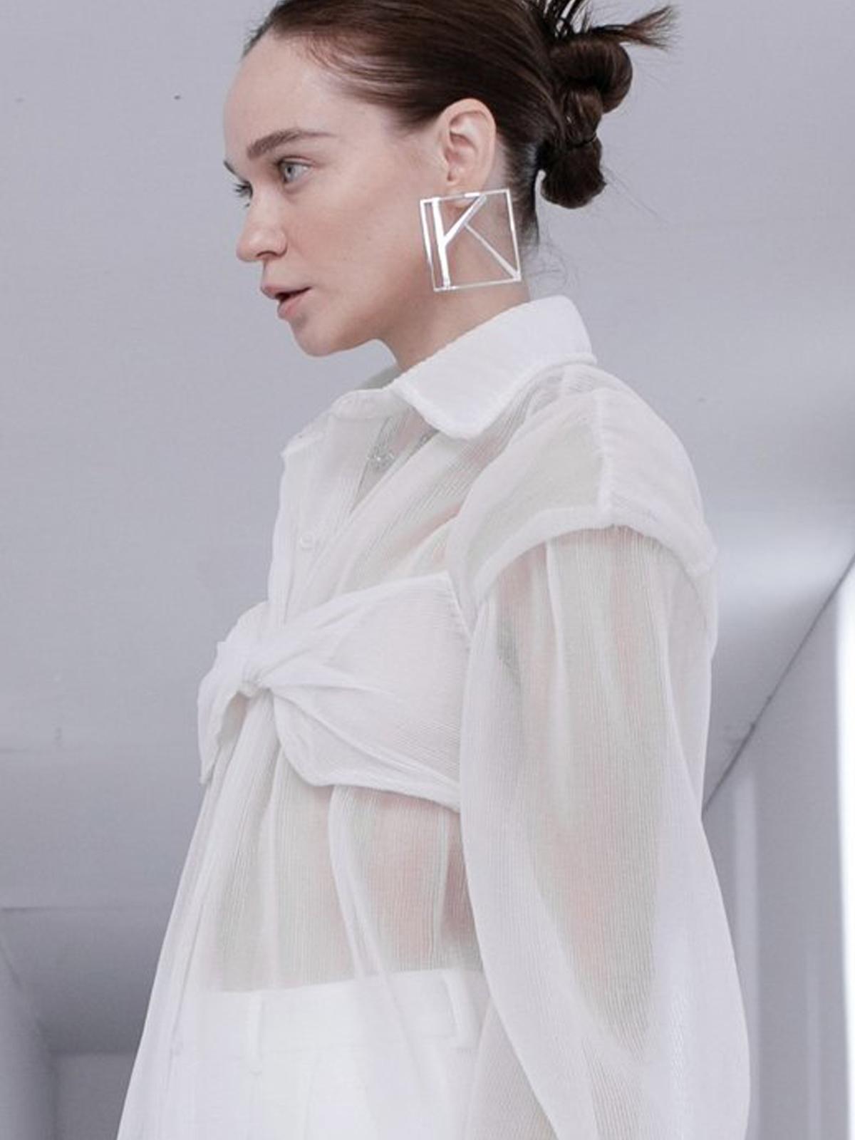 See You Crop Top - White