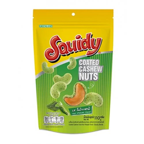 SQUIDY Coated Cashew Nuts Nori Wasabi/Squid Flavour