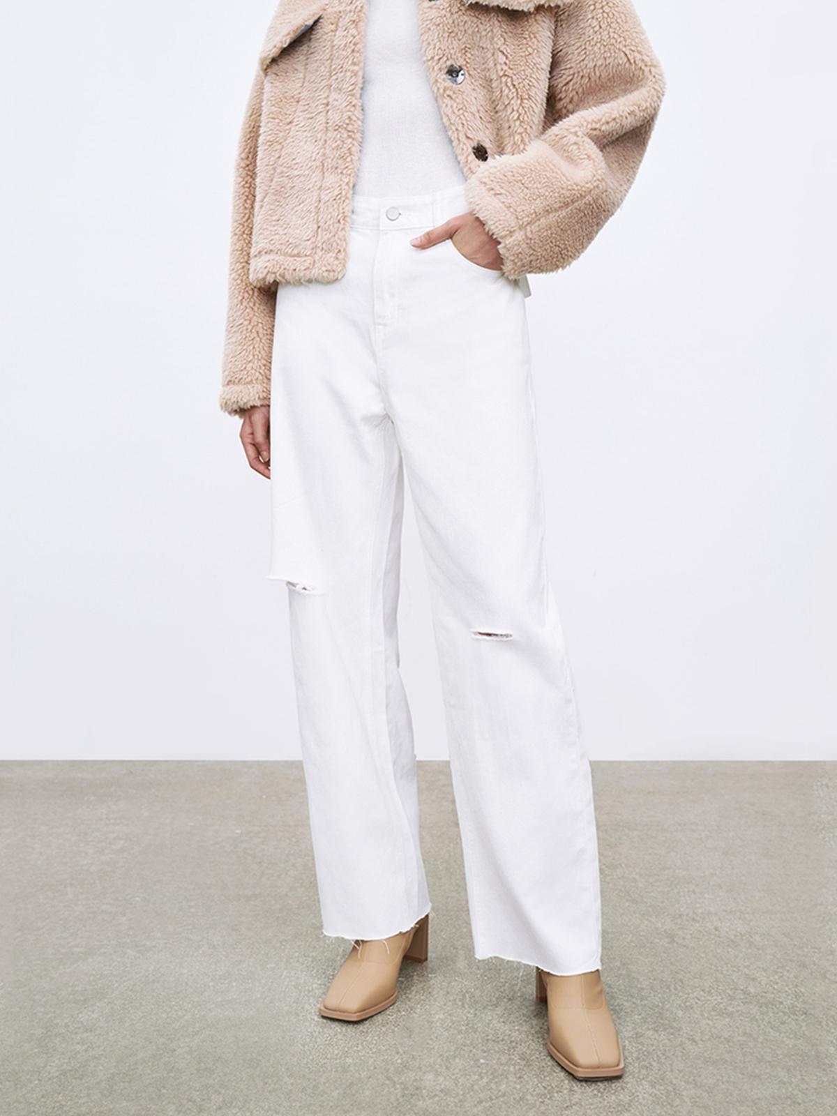 Ripped Jeans - White