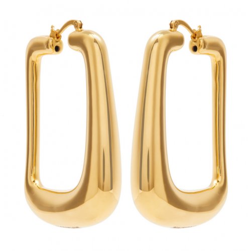 JACQUEMUS Les Boucles Ovalo hoop earrings 