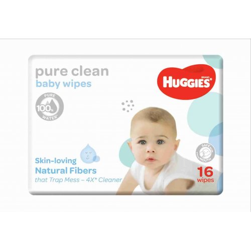 HUGGIES Pure Clean Wipes (16s)