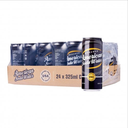 MONARCH American Soda Water (24x325ml)