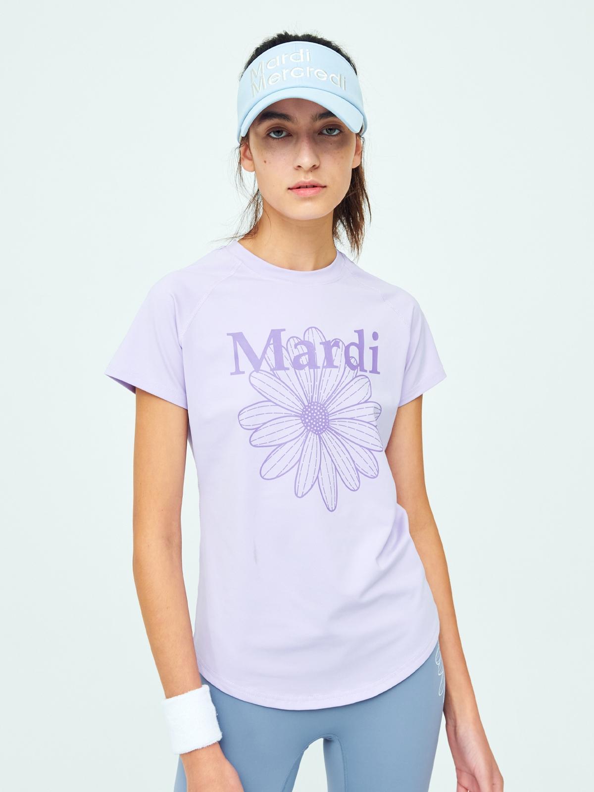 Active Short Sleeve Top - Lavender