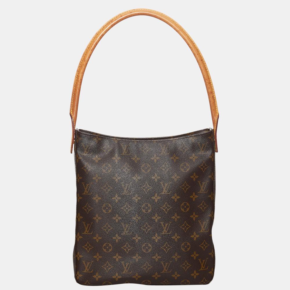 Louis Vuitton Brown Monogram Looping GM