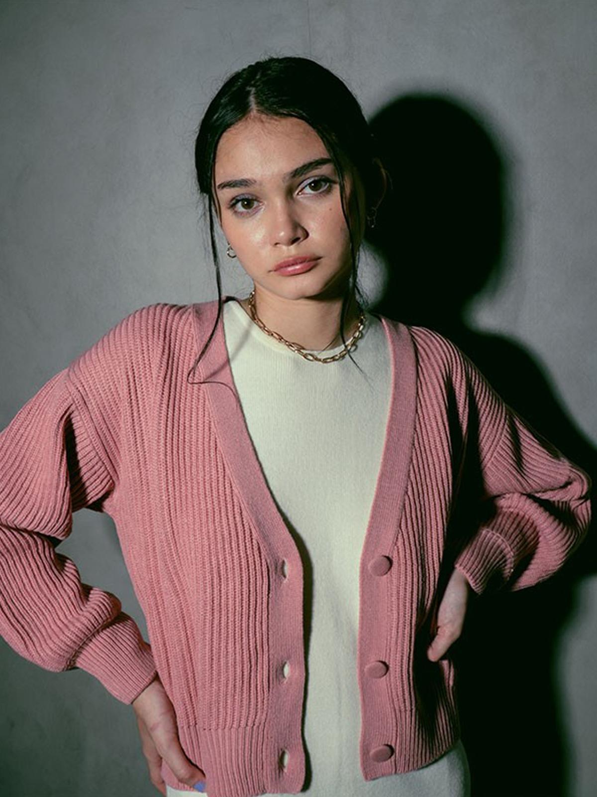 Faye Cardigan - Rose Tea