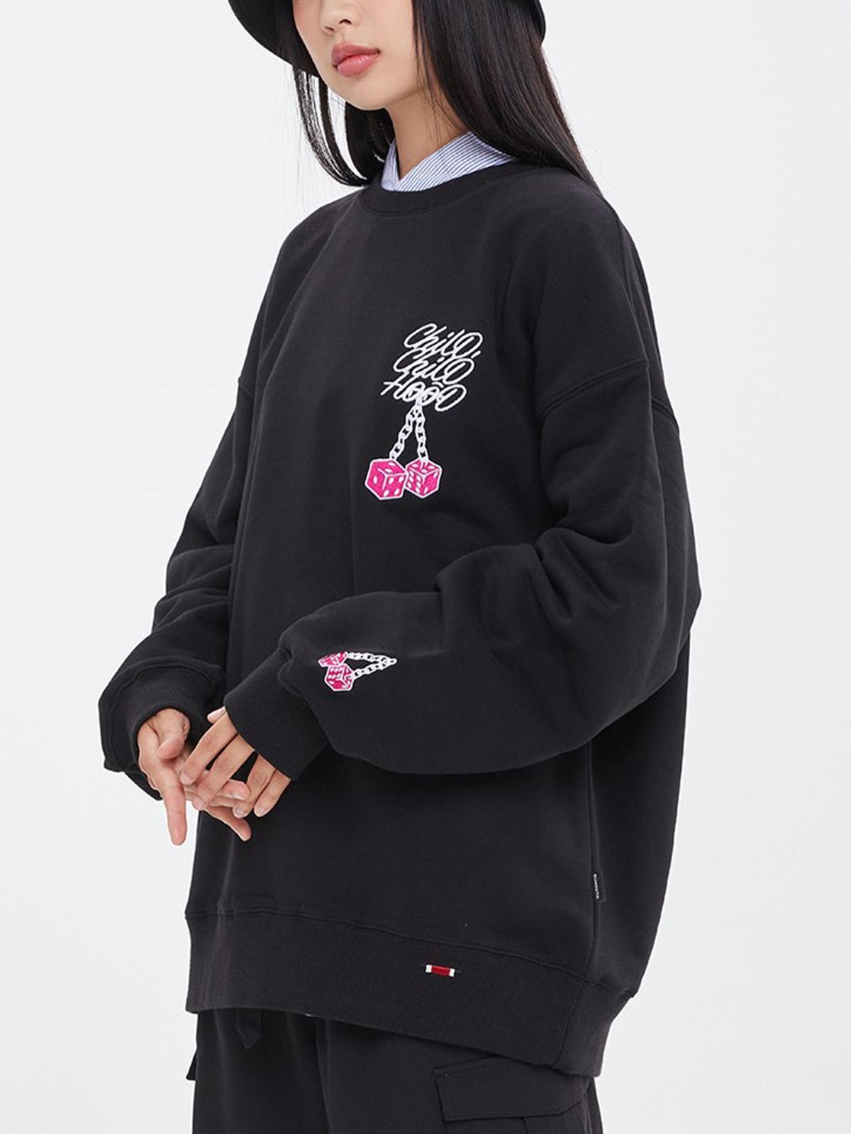 Romantic Crown X Play Dice Sweatshirt - Black