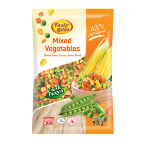 Tasty Bites Frozen Mixed Vegetables / Sweet Corn, 1kg