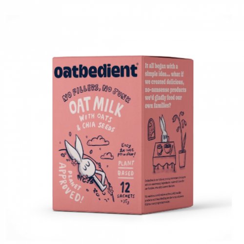 Oatbedient Oatmilk With Chia Seeds, 12x420g
