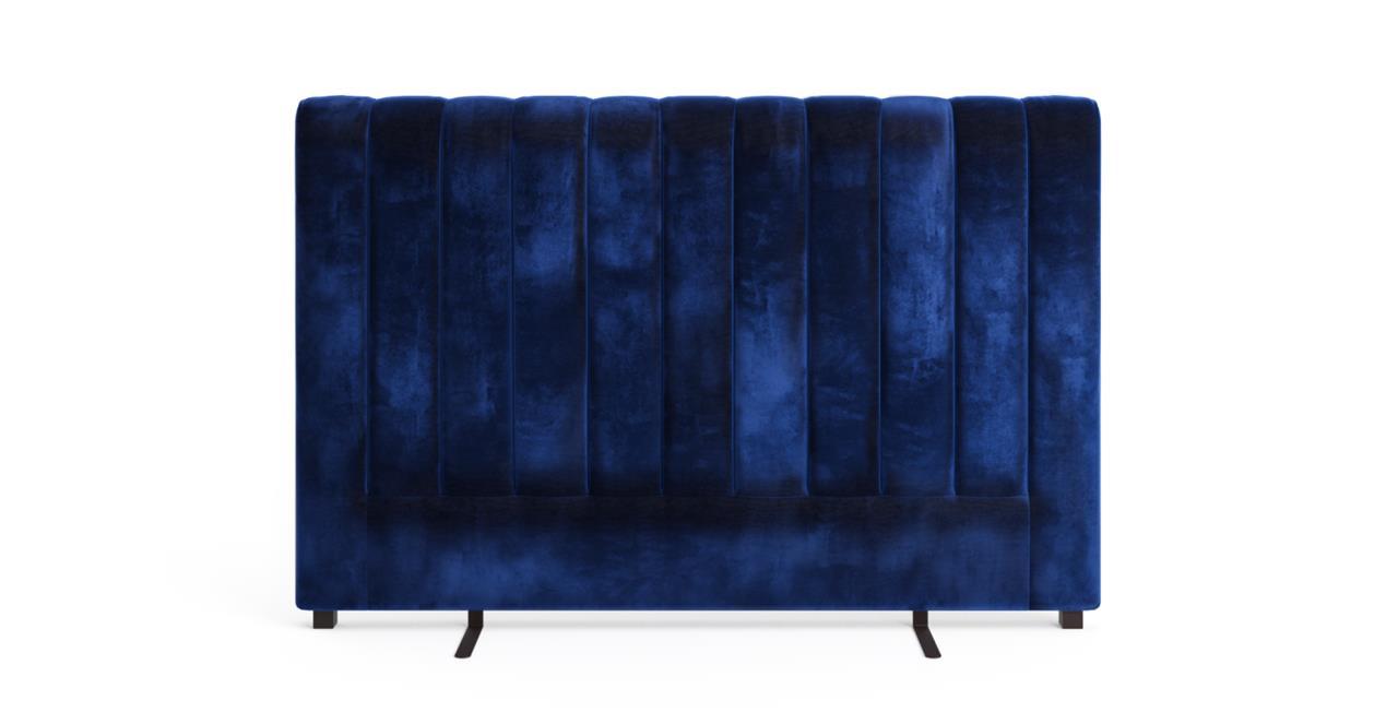 Megan King Size Bed Head Bayou Blue