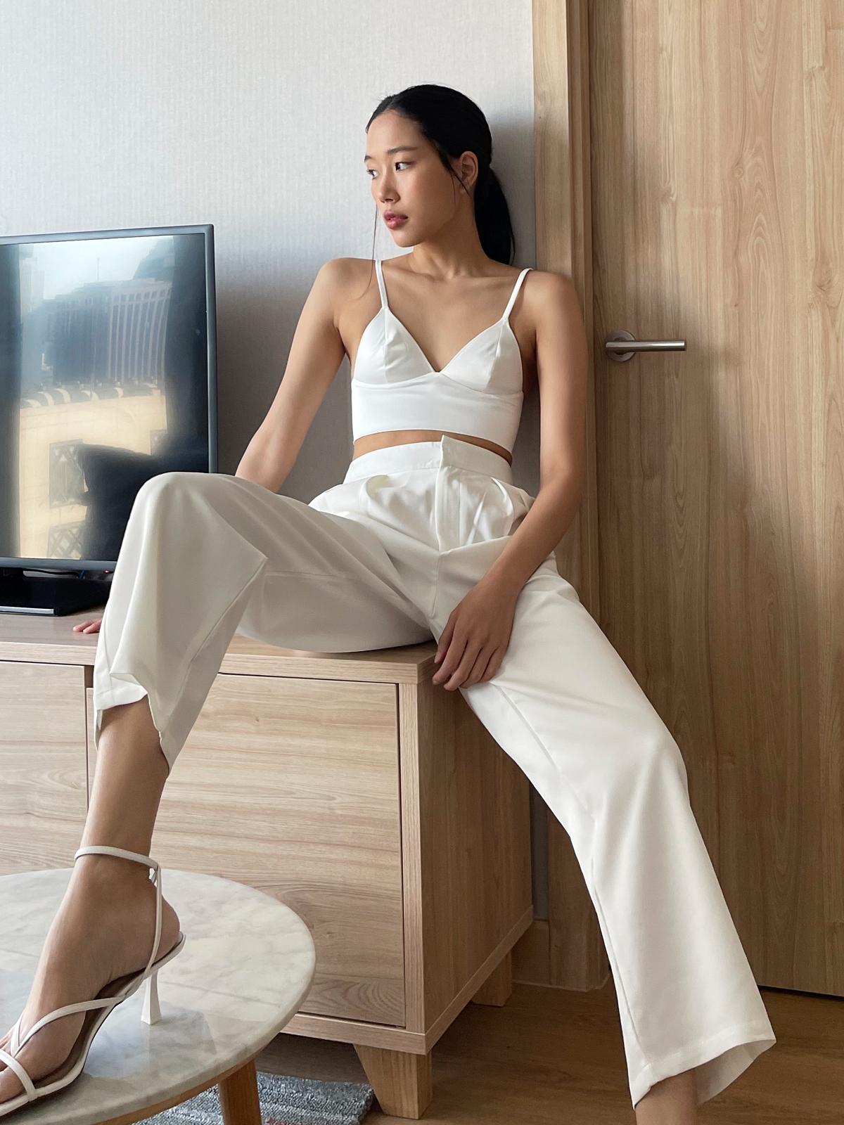 Crop Bralette - White