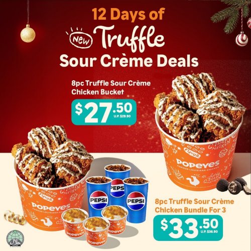 8pc Truffle Sour Crème Chicken Bundle for 3 