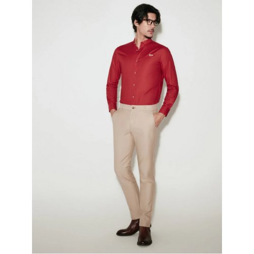 Easy Care Cotton Oxford Smart Fit Casual Shirt with Logo