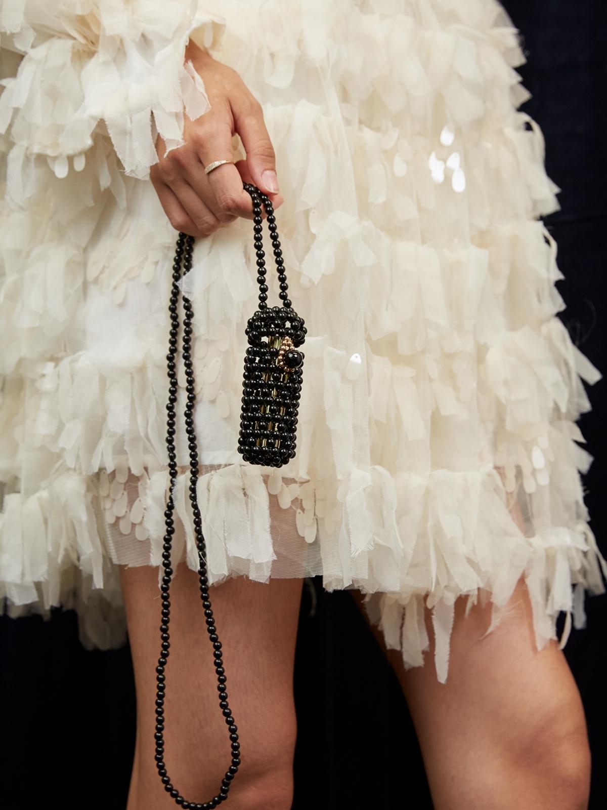 Nova Pearl Lipstick Holder - Black