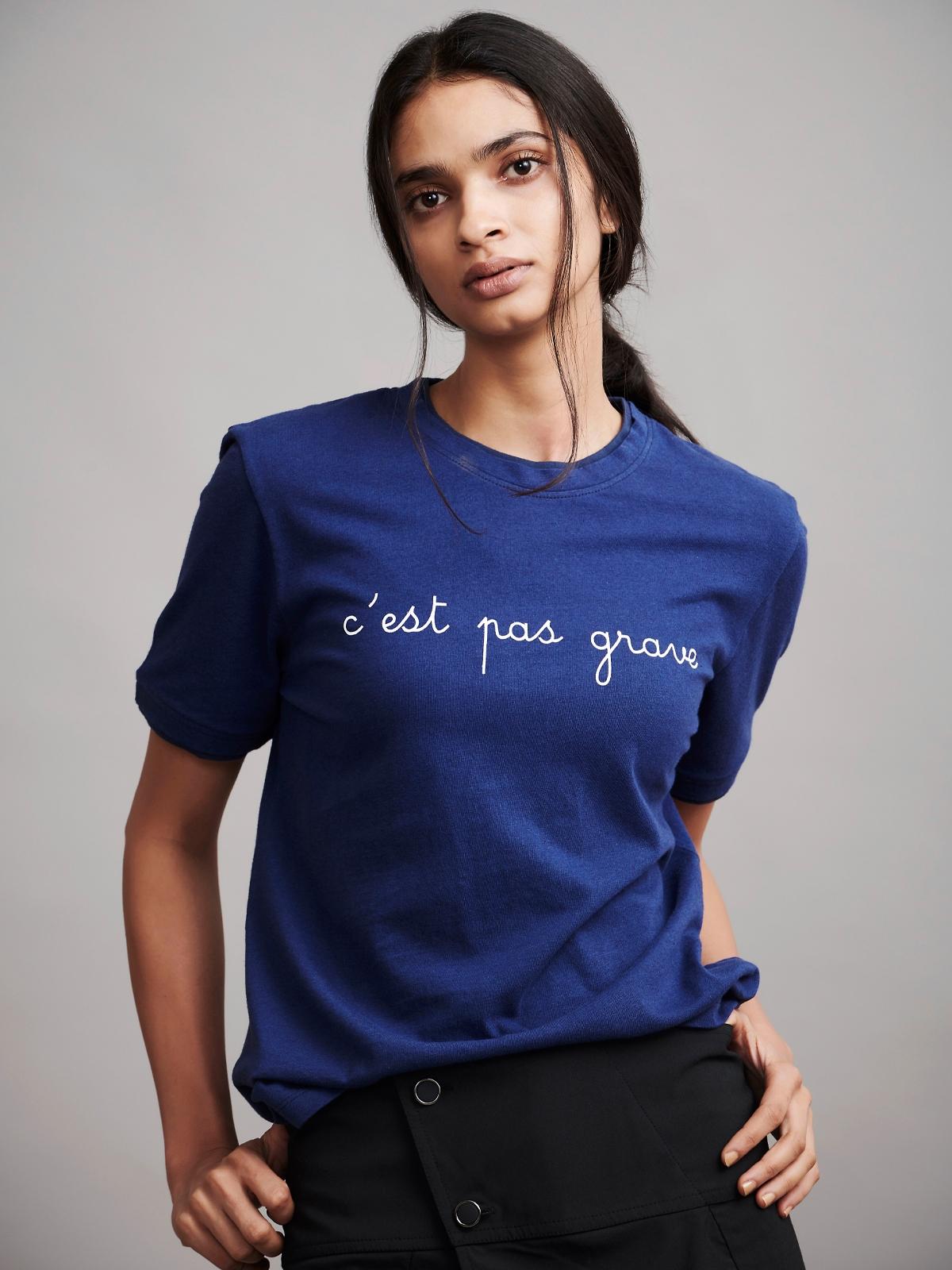 Not-So-Serious Tee - Blue