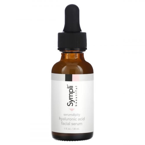  Sympli Beautiful, Serumdipity, Hyaluronic Acid Facial Serum, 1 fl oz (30 ml) 