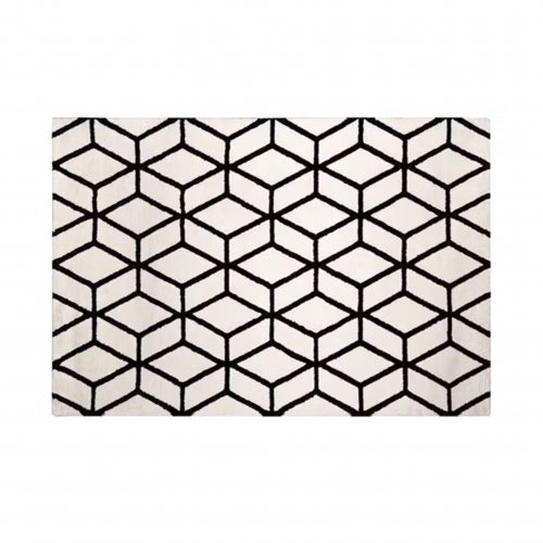 Play High Pile Rug - Trellis White (2 Sizes)