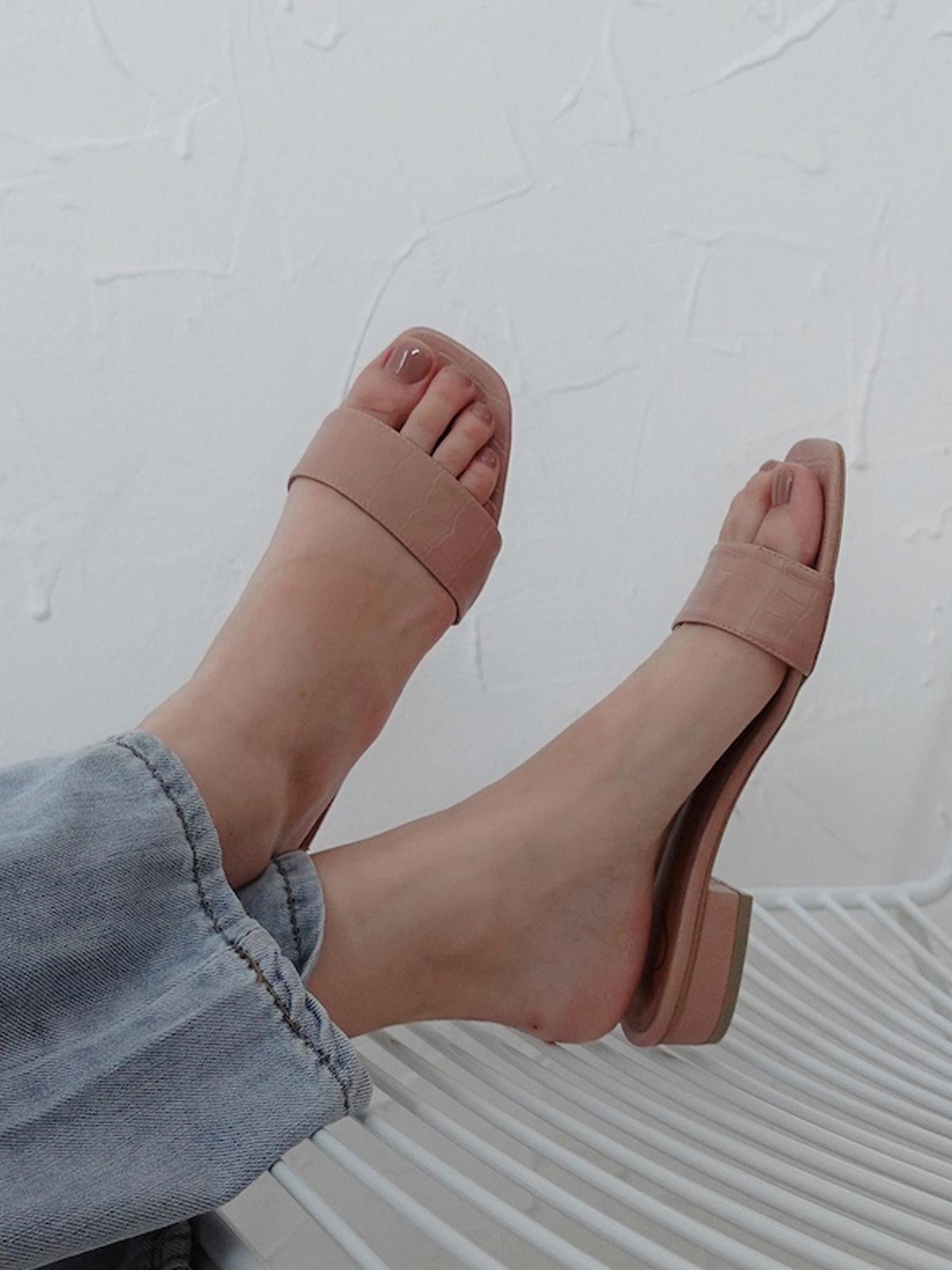 Laney Two Tone Sandals - Pink