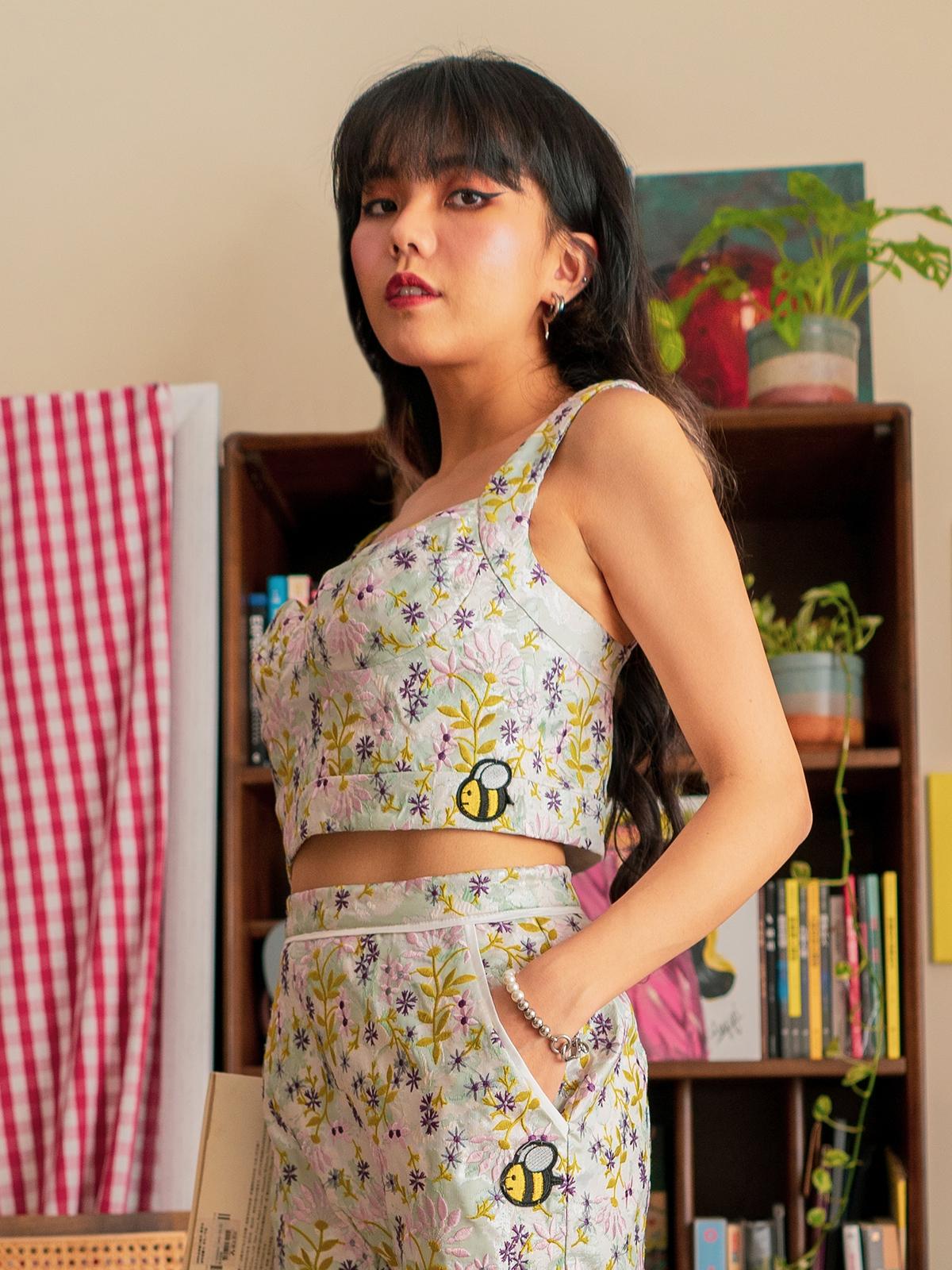 Bralette Top - Floral