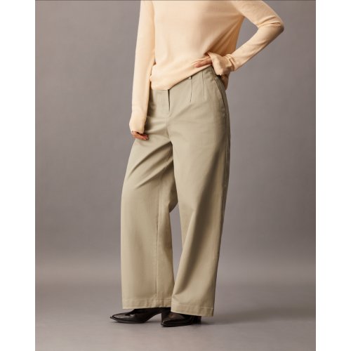  Cotton Chino Relaxed Trousers