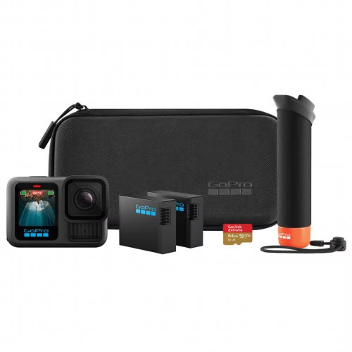 GOPRO HERO13 BLACK + ACCESSORIES BUNDLE WORKS WITH SMART HB-SERIES LENSES