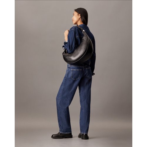  CK Pinched Large Crescent Bag