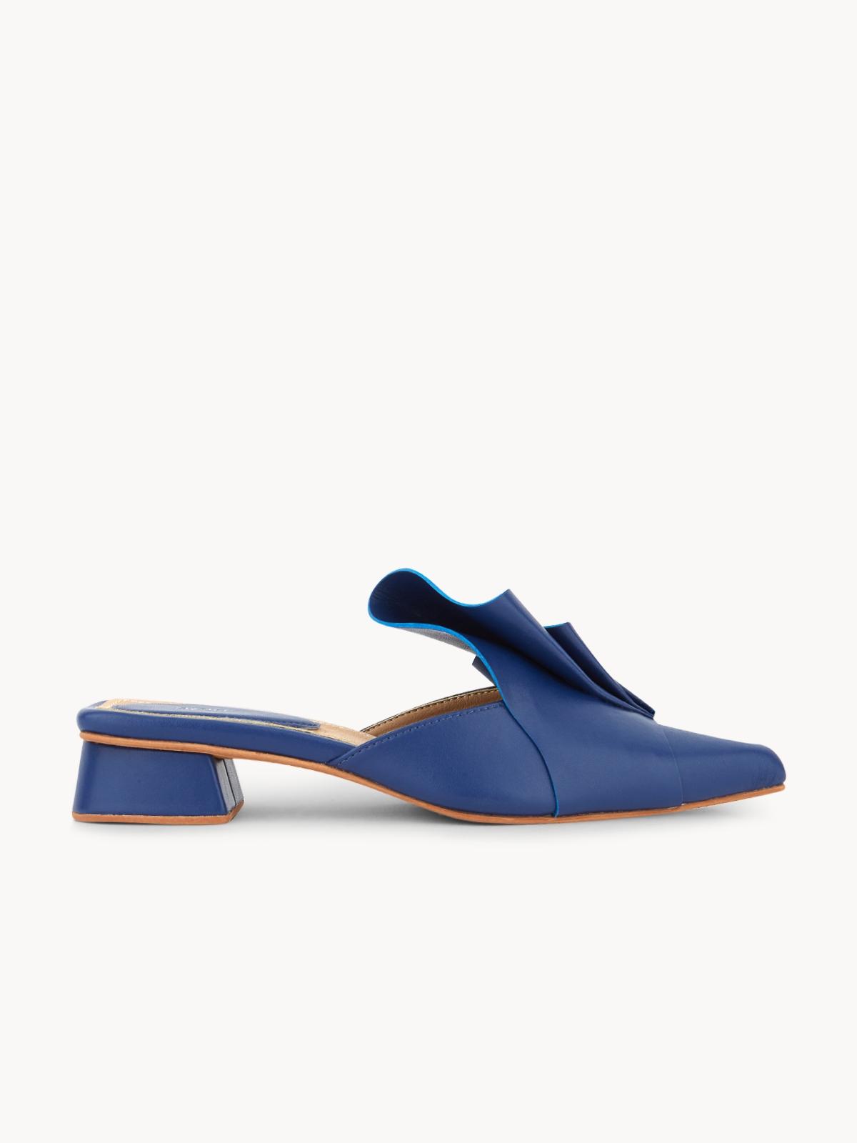Purpose Pomelo x Oyster Petal Mules - Cobalt