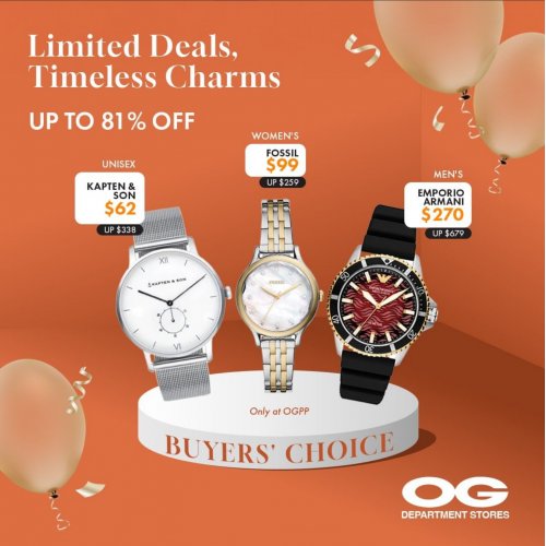 Up to 81% Off on Timepiece Collection