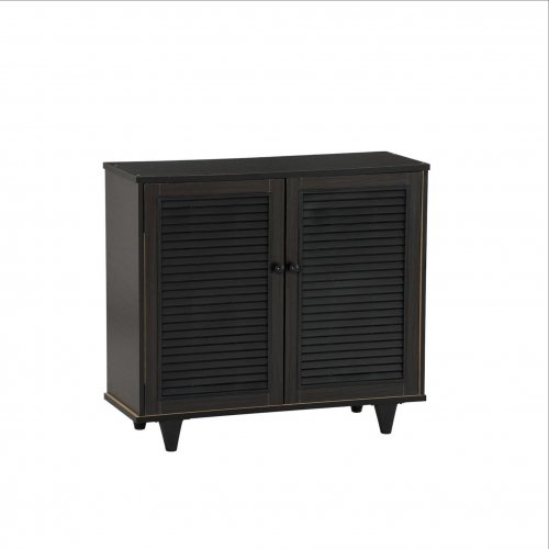 Aveleen 2 Door Shoe Cabinet - Cappuccino