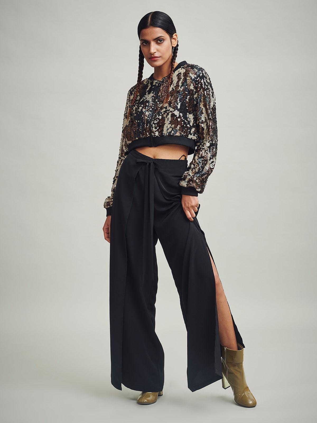 Wrap Pants - Black