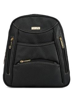 Vintage Contrast Stitching Ladies Backpack