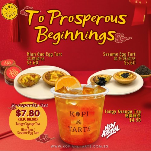 Get Prosperity Set Tea & Snack