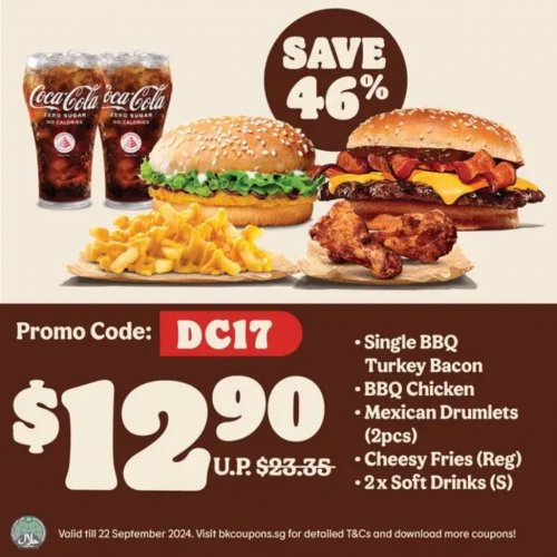 BBQ Meal for Two for just $12.90