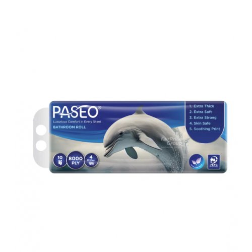 Paseo Bathroom Tissue Roll - 4 Ply