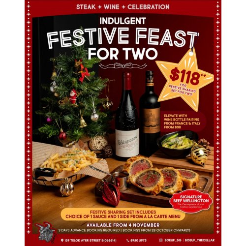 Enjoy Festive Feast Beef Wellington