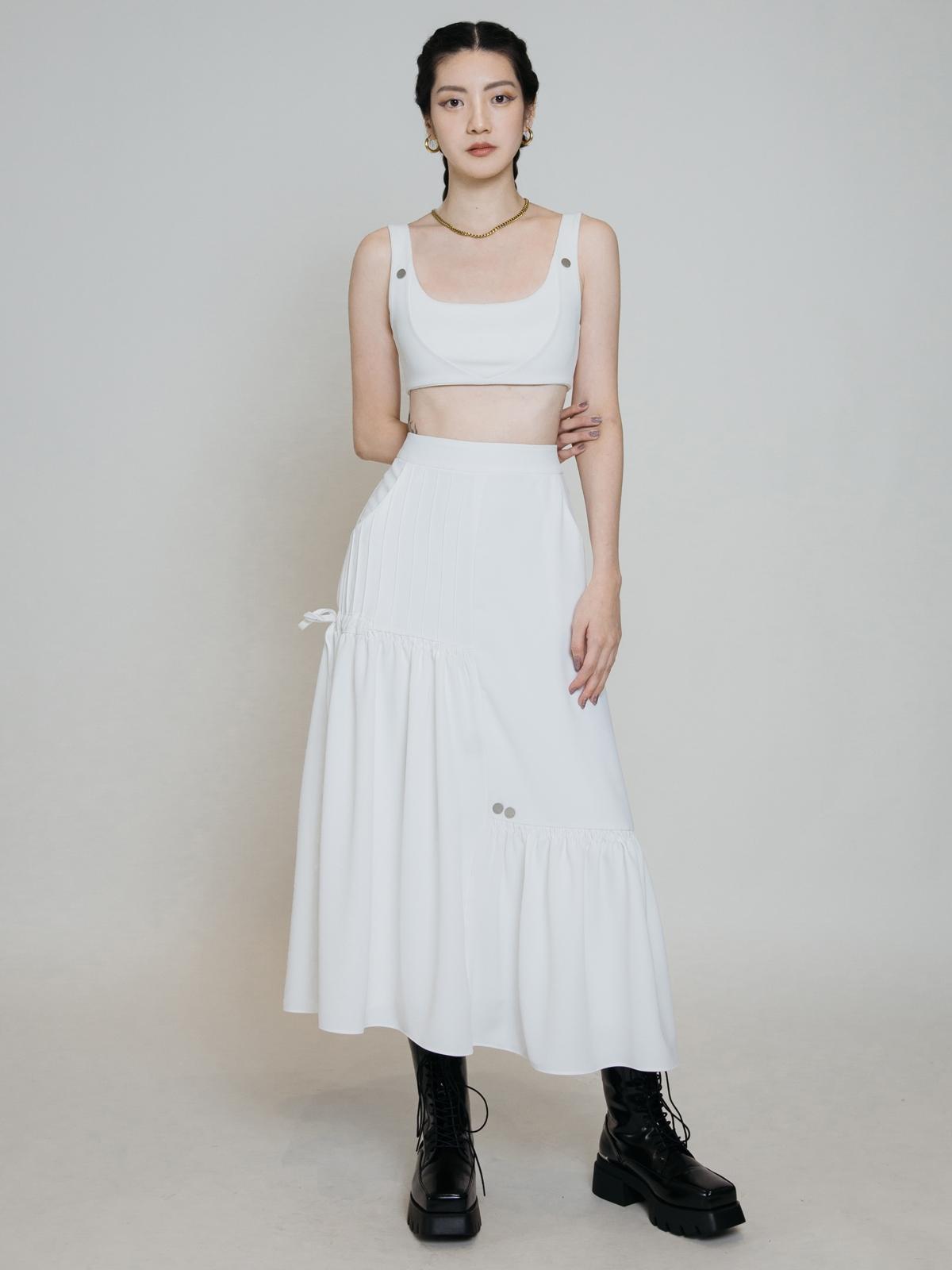 Maeve Midi Skirt - White