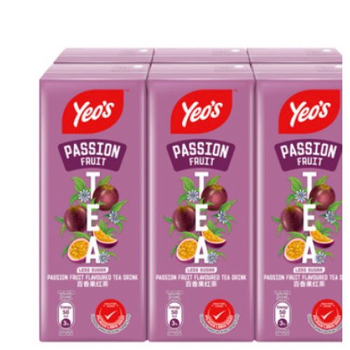 Yeo's Passion Fruit Flavoured Tea Drink - Less Sugar