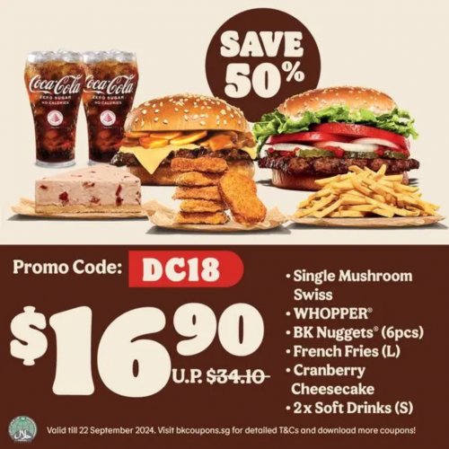 Beef Burgers Meal for Two for only $16.90