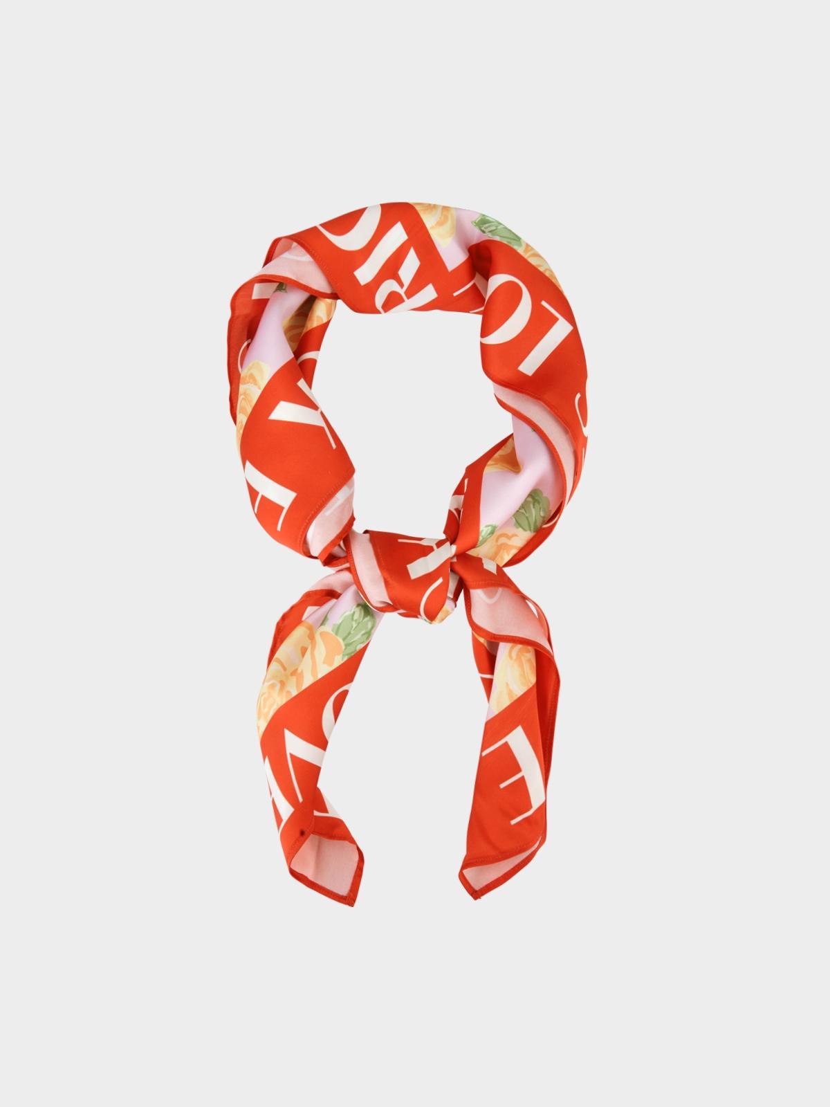 Flower Printed Scarf - Pink