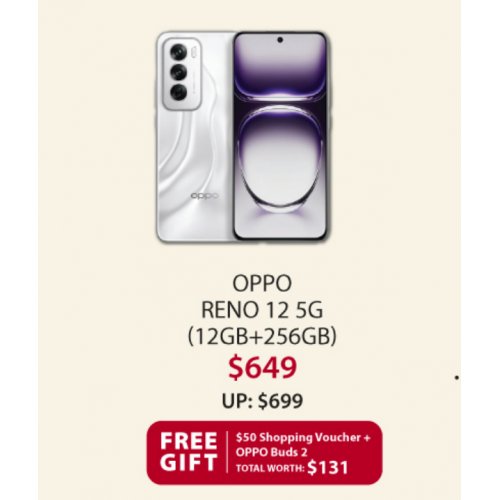 OPPO RENO 12 5G (12GB+256GB)